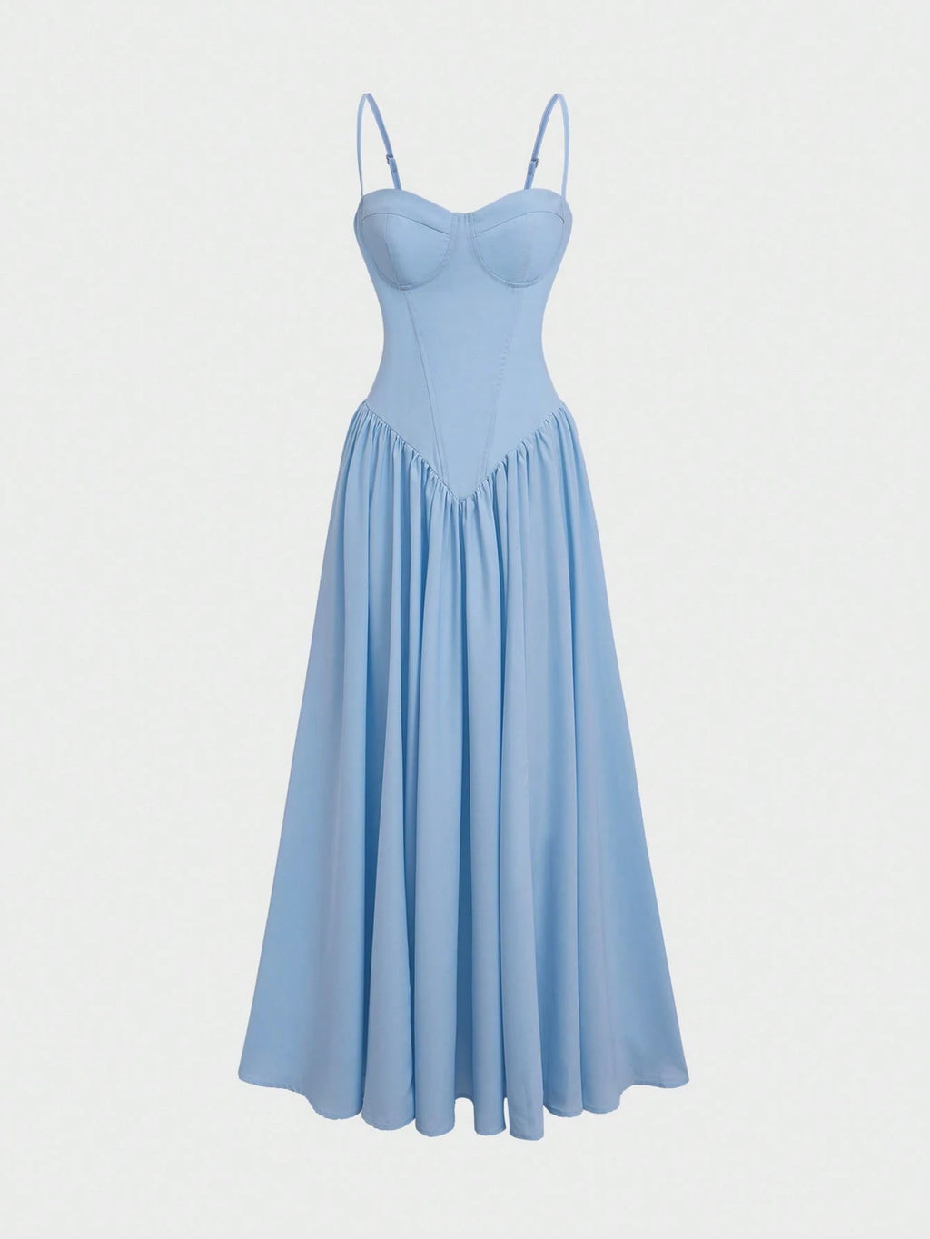 Elegant Romantic Pleated Midi Dress, Suitable For Casual, Date,