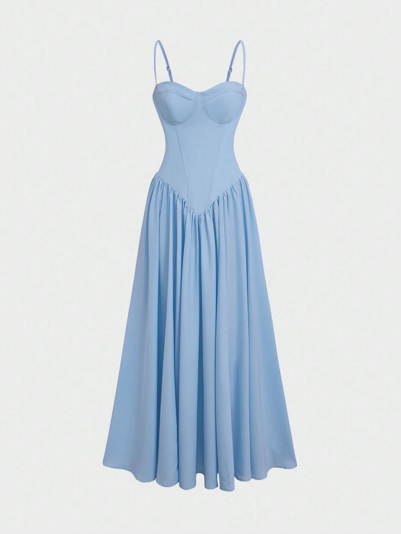 Elegant Romantic Pleated Midi Dress, Suitable For Casual, Date,