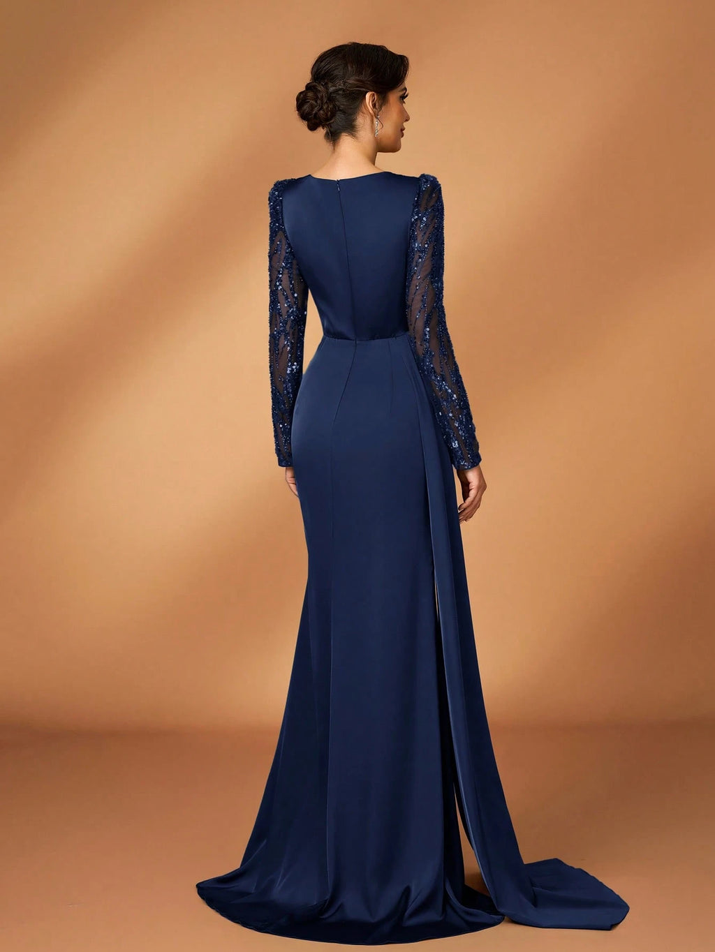 Serin Elegant Sequin Floor-Length Formal Dress For Mother Of The Bride - image 17