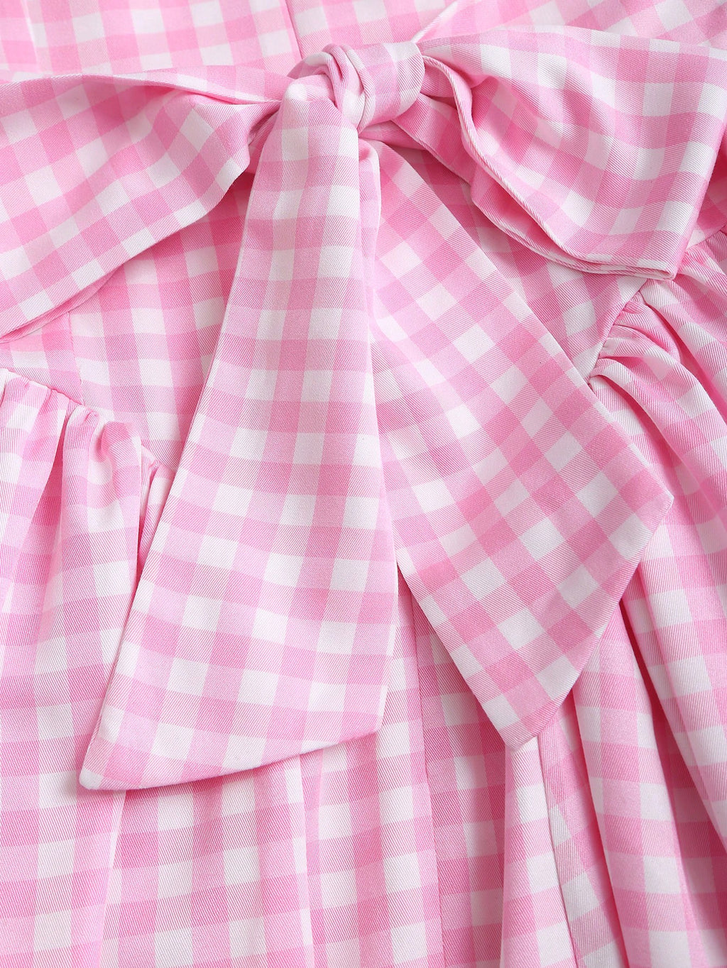 Sweetra French Romantic Plaid Flared Skirt Sweet Puff Dress Spaghetti