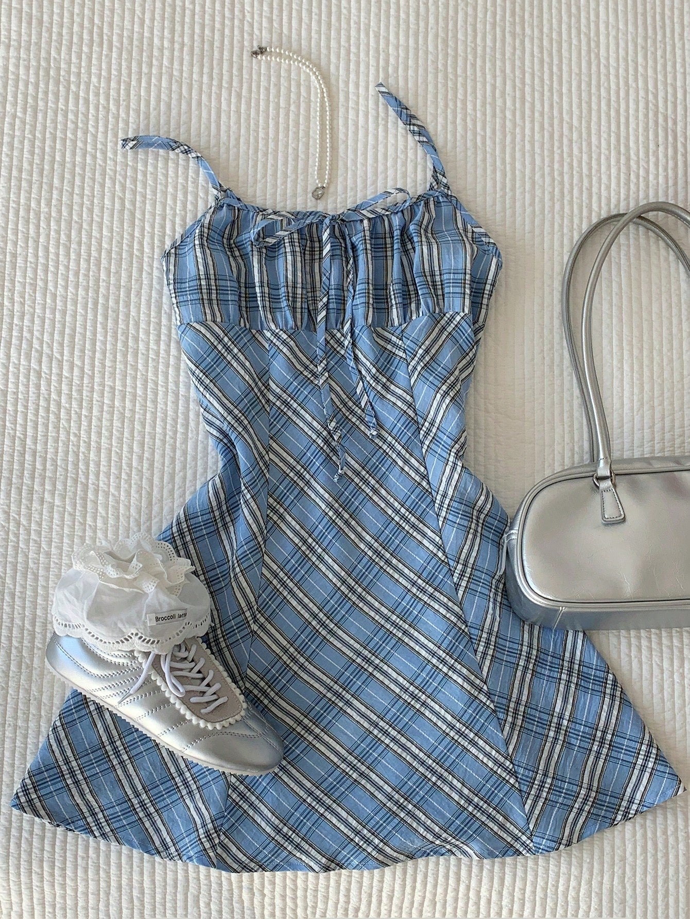 EZwear Pale Yellow Woven Slip Dress For Women, Romantic,Casual
