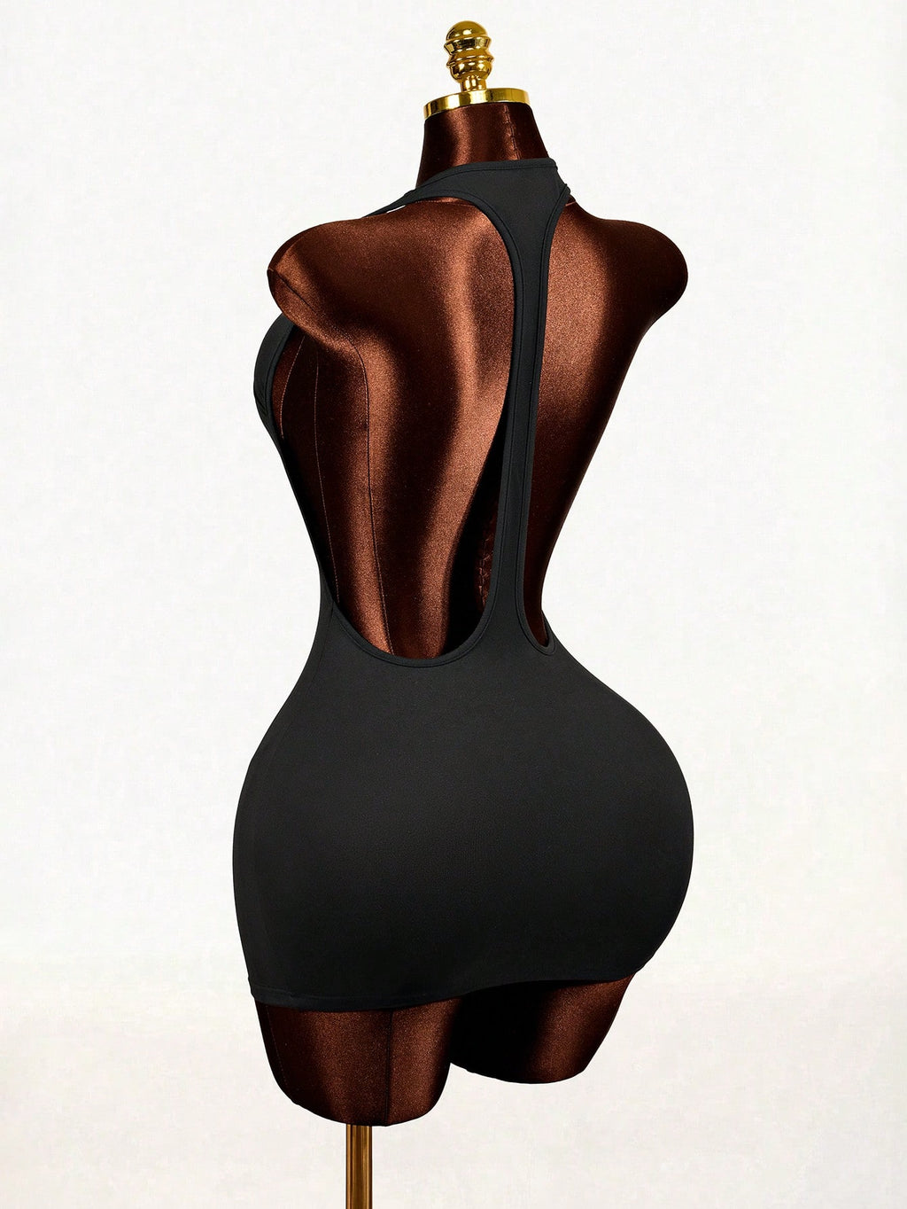 BamGleam 2026 Summer White Bandage Club Bodycon Short Dress,Back