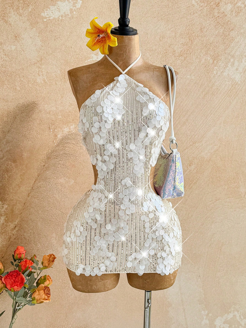 Soleia Women's Sexy Summer Beach Night Out Vacation Style Sequin