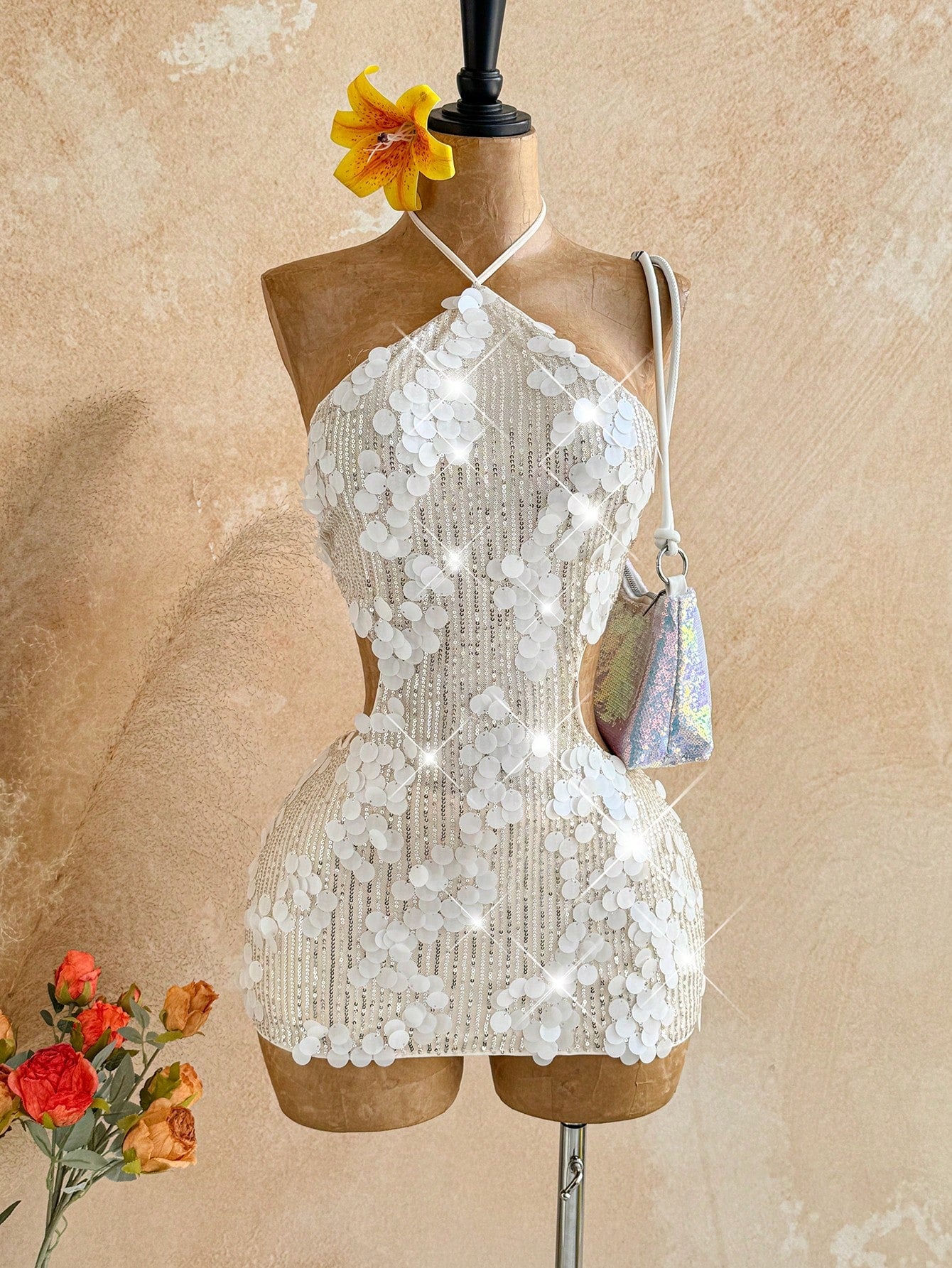 Soleia Women's Sexy Summer Beach Night Out Vacation Style Sequin