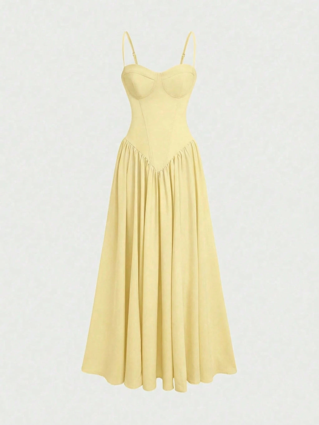 Elegant Romantic Pleated Midi Dress, Suitable For Casual, Date,