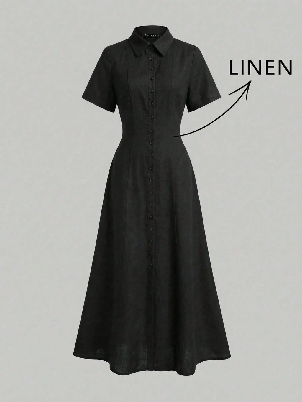 Elegant Linen Casual Commute Minimalist Office Daily Linen Dress, Summer Dresses, Elegant Dresses For Women, - image 16