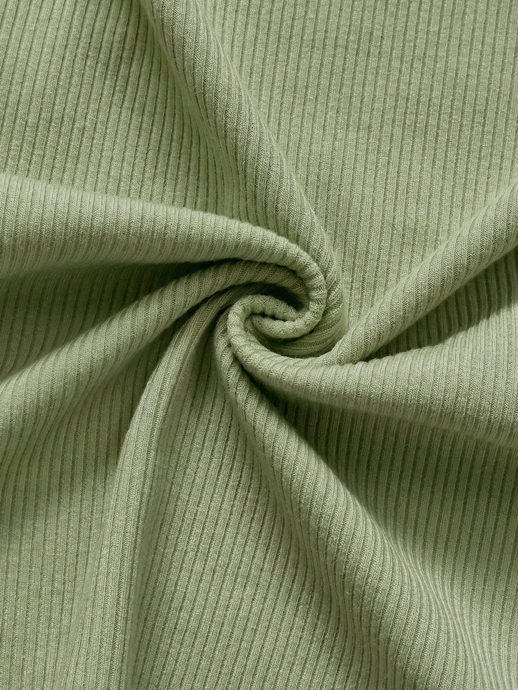 INAWLY French Knit V-Neck Waist-Defining A-Line Dress