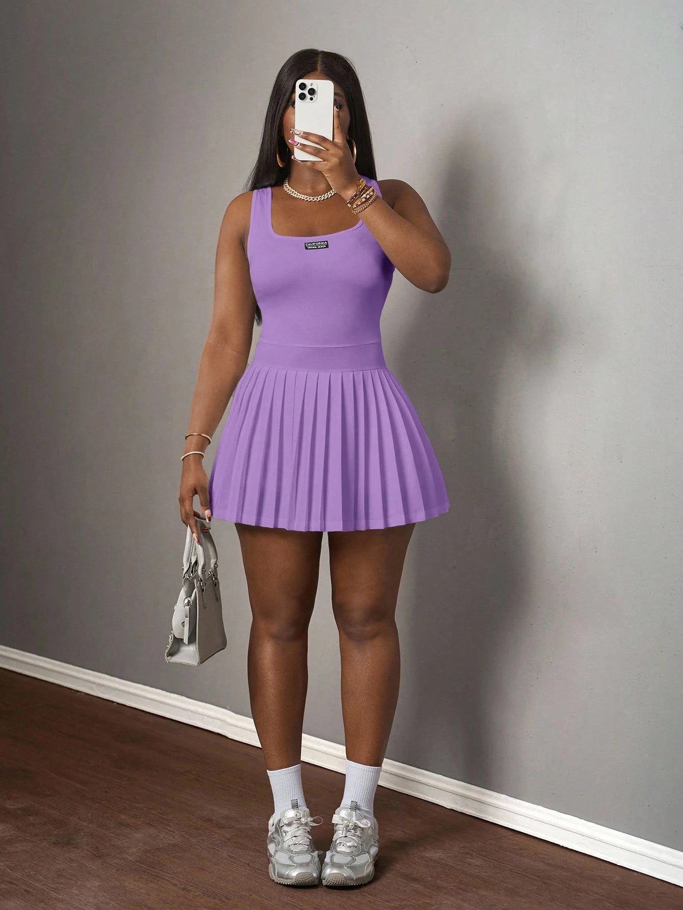 Slaydiva Magenta Summer Cute City Break Women's Knitted Mini