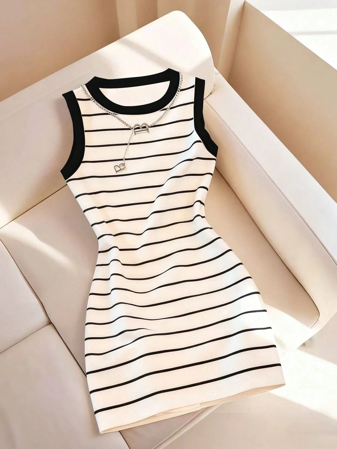 Resyla Casual Vintage Khaki & Light Color Floral Print Dress