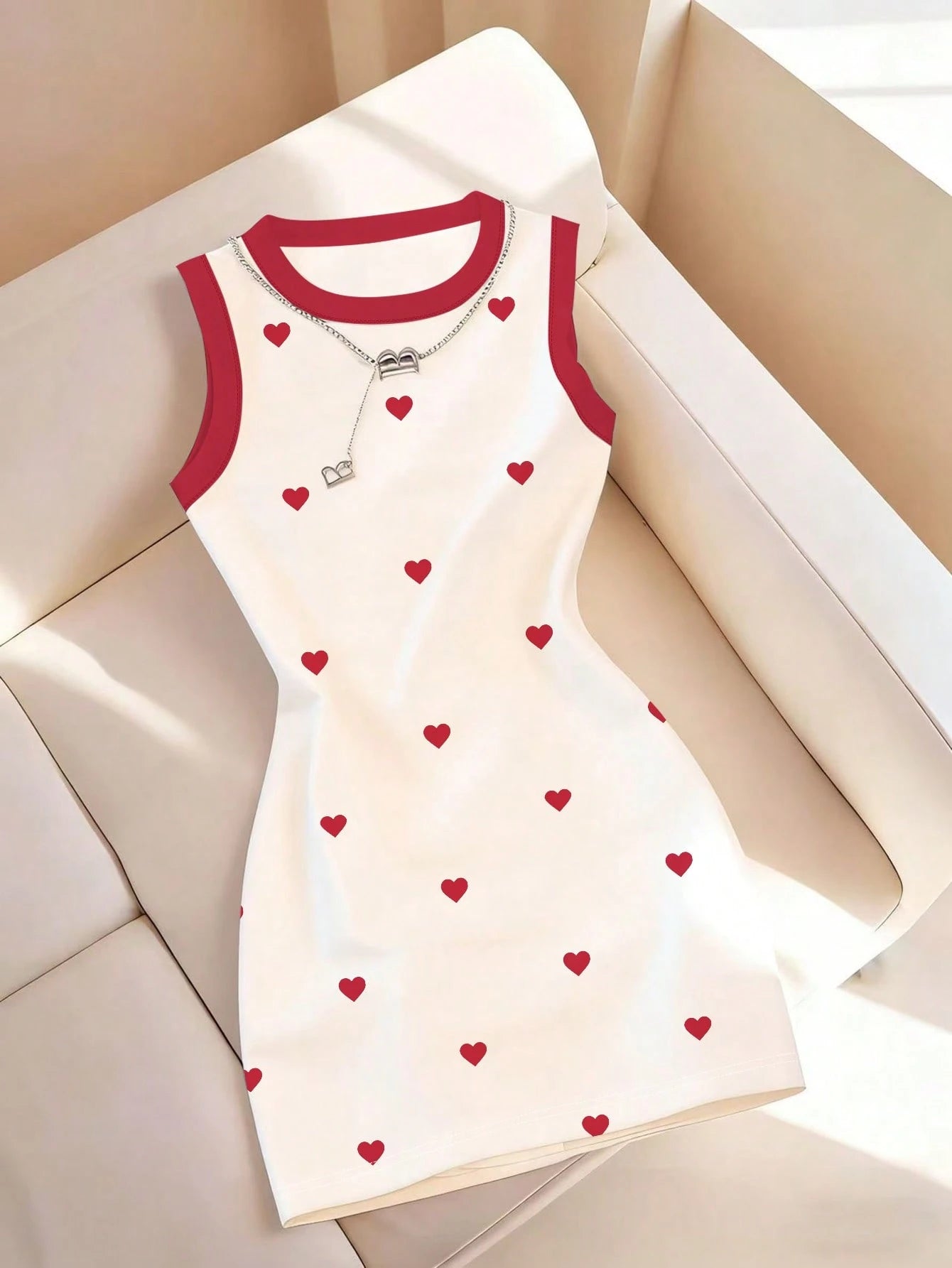 Resyla Casual Vintage Khaki & Light Color Floral Print Dress