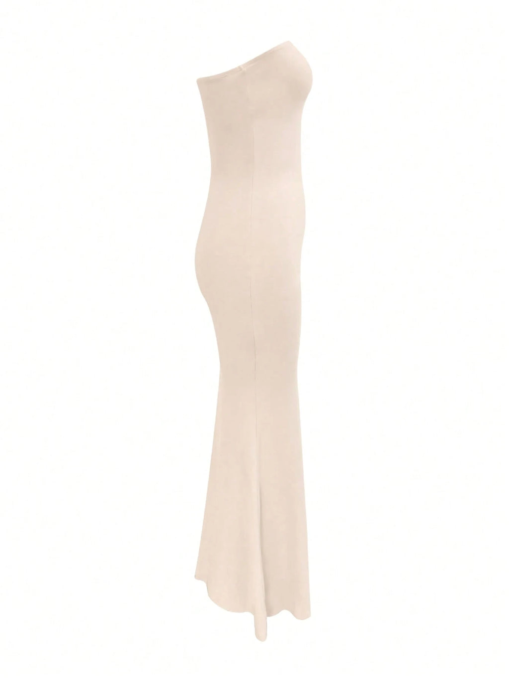 LovelyWholesale Women's Sexy Strapless Slimming Sheer Long Black