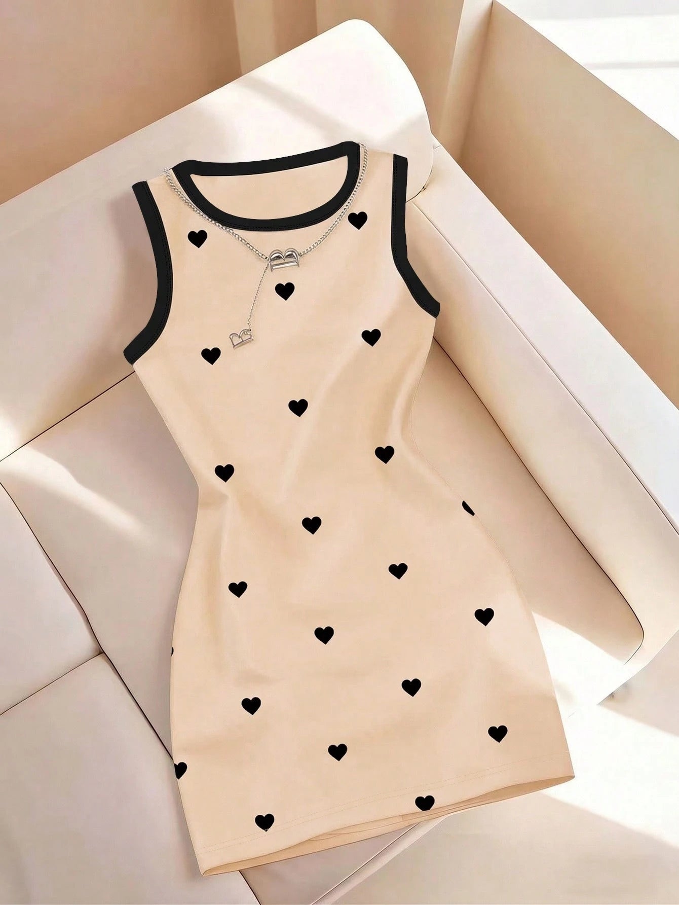 Resyla Casual Vintage Khaki & Light Color Floral Print Dress