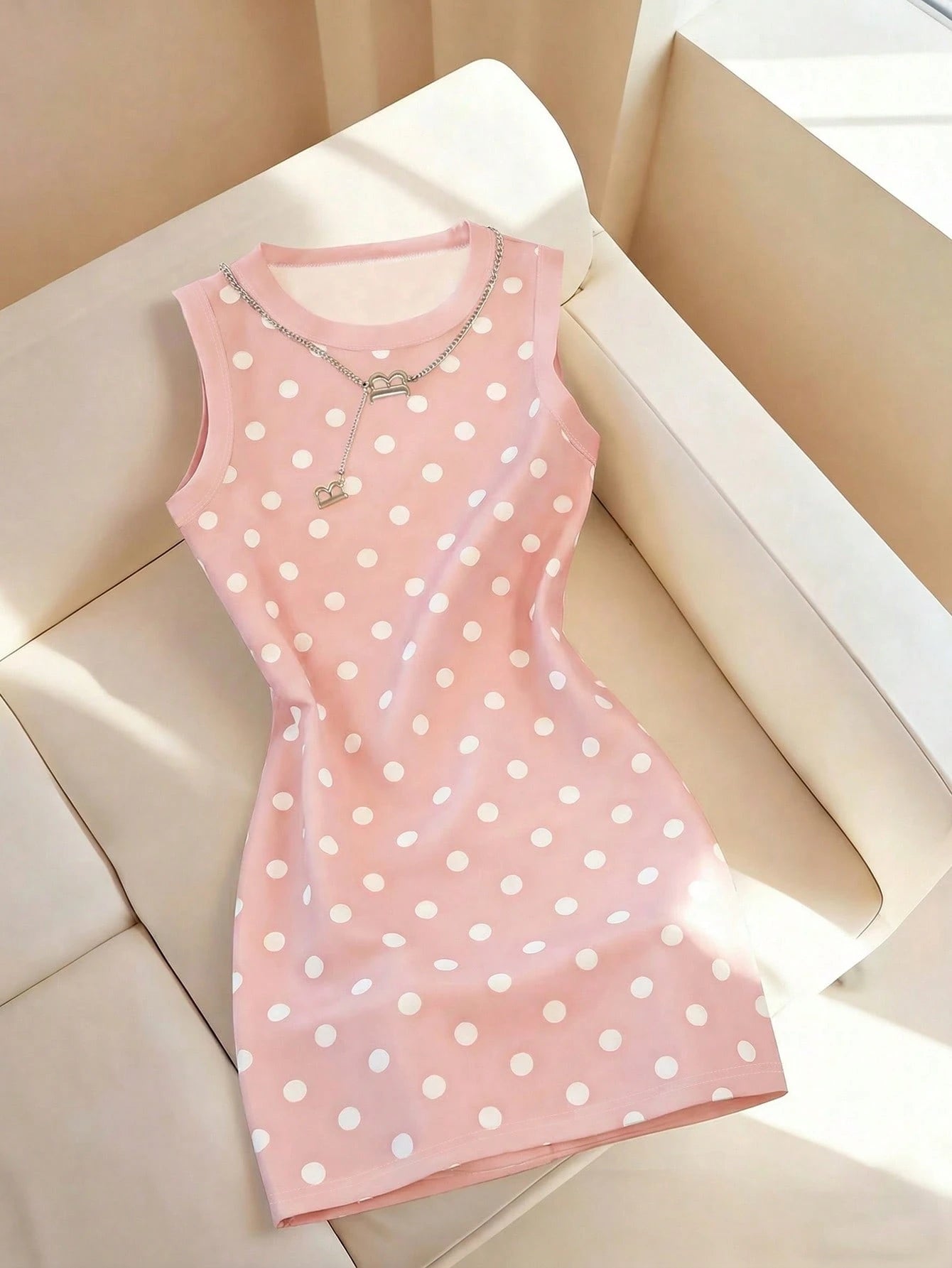 Resyla Casual Vintage Khaki & Light Color Floral Print Dress