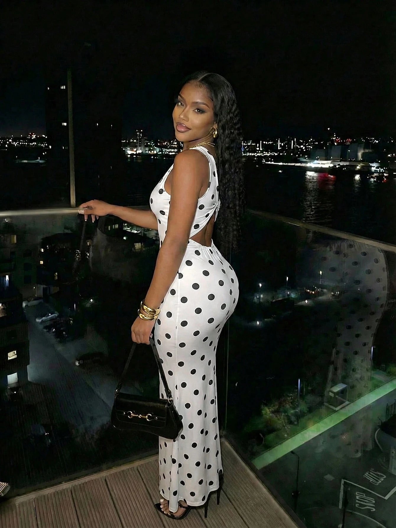 Slaydiva Deep V Neckline, Sleeveless Design, Backless Design,