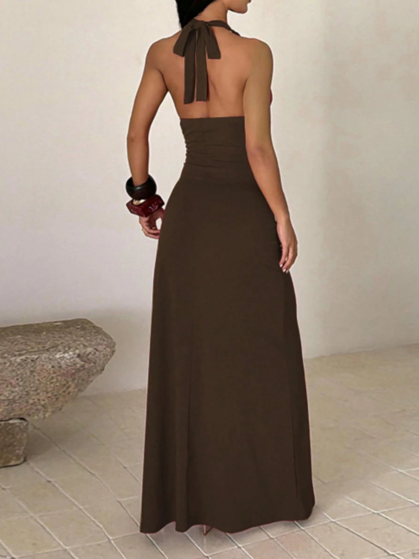 Summer, Elegant Party Dress, Waist Pleated Luxury Evening Dress With