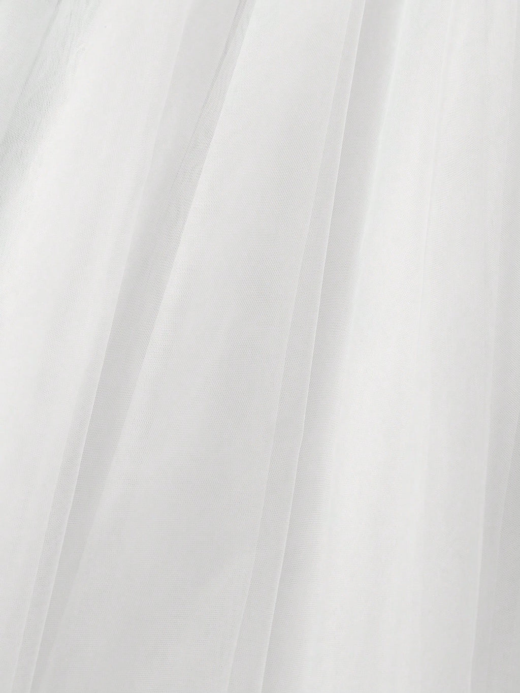 Women's Wedding Dress, Embroidered Lace Sleeveless + Mesh Design, Formal Evening Gown, Celebration Dress White - image 5