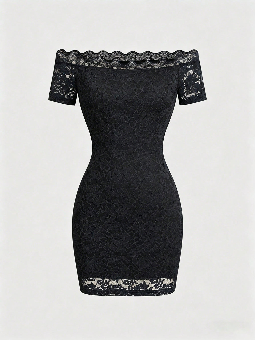 Celisse Lace Off-Shoulder Sexy & Elegant Women's Mini Dress