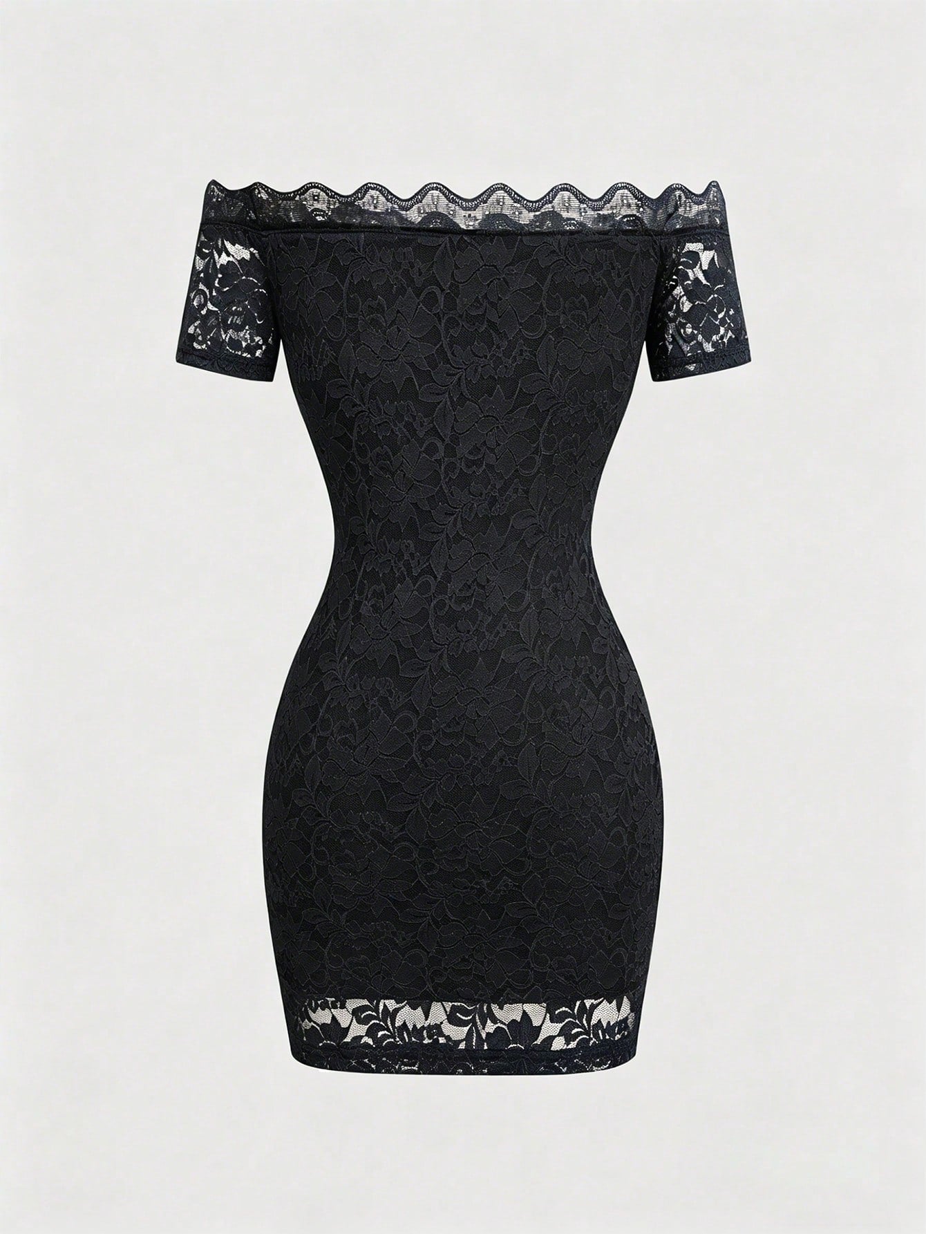 Celisse Lace Off-Shoulder Sexy & Elegant Women's Mini Dress