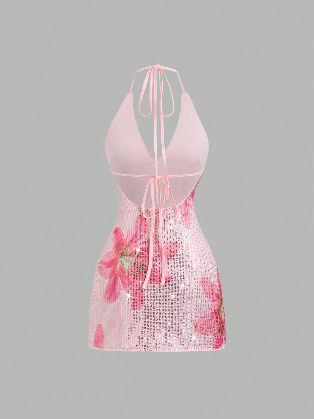Sweetra Women's New Spring/Summer Suitable For Vacation, Party, Elegant Romantic Floral Sequin Fabric Deep - image 14