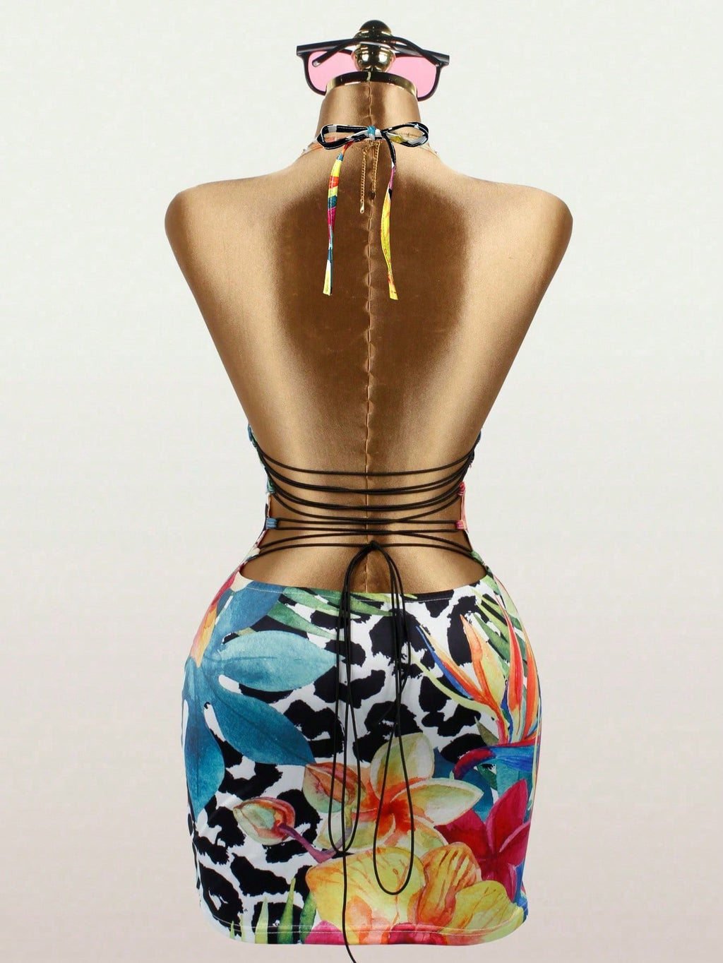 Inmen Sexy Retro Sleeveless Spaghetti Strap Dress, Flowing Elegant