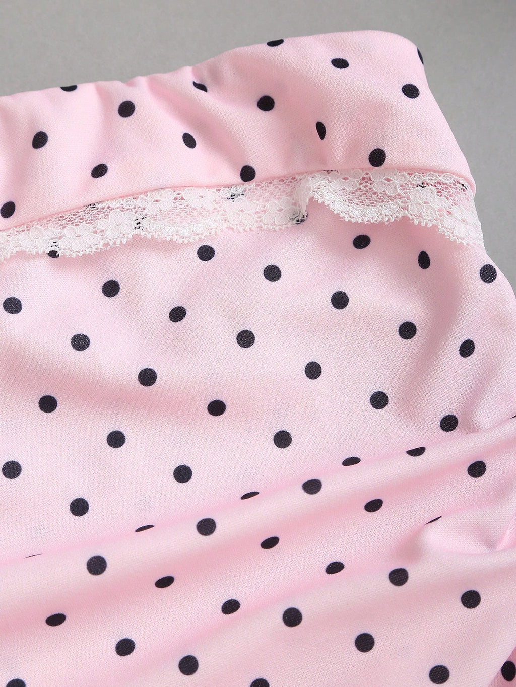 Sweetra Black And White Polka Dot Summer Cute Picnic Dress,French