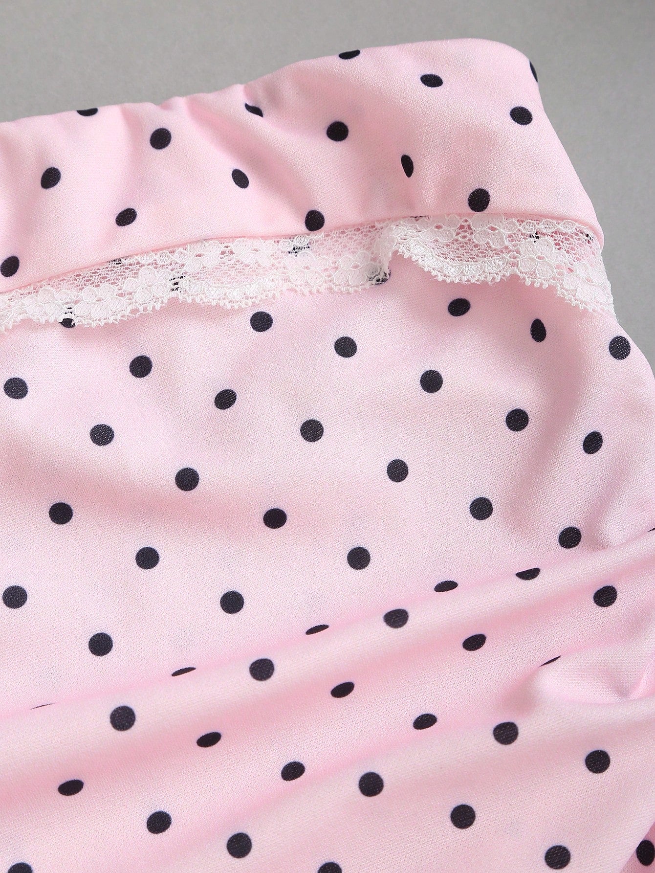 Sweetra Black And White Polka Dot Summer Cute Picnic Dress,French