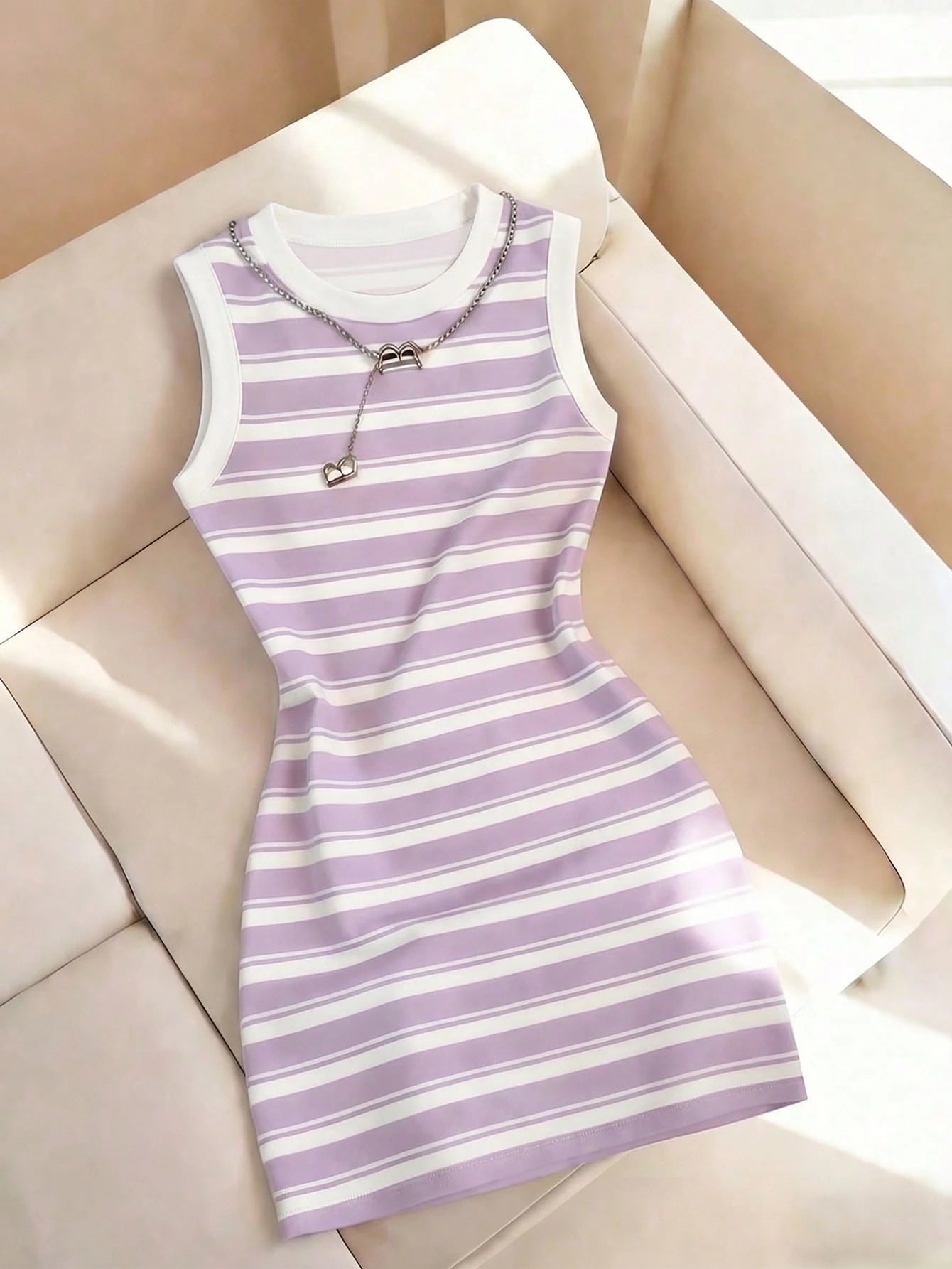 Resyla Casual Vintage Khaki & Light Color Floral Print Dress