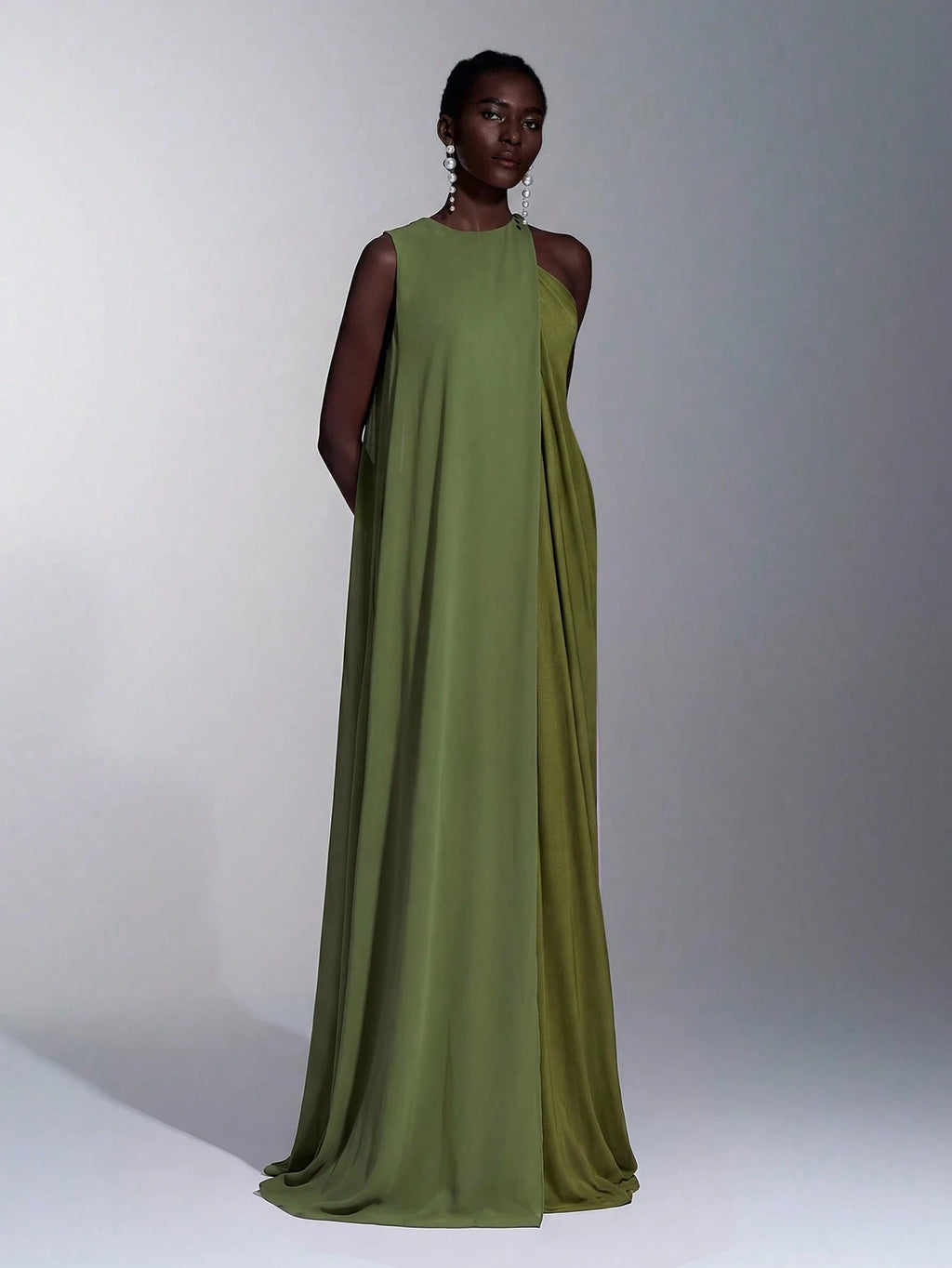 Elitara Elegant,Lavender Summer Round Neck A-Line Long Dress,Stylish Lilac Purple Party Wedding Guest Dress - image 4