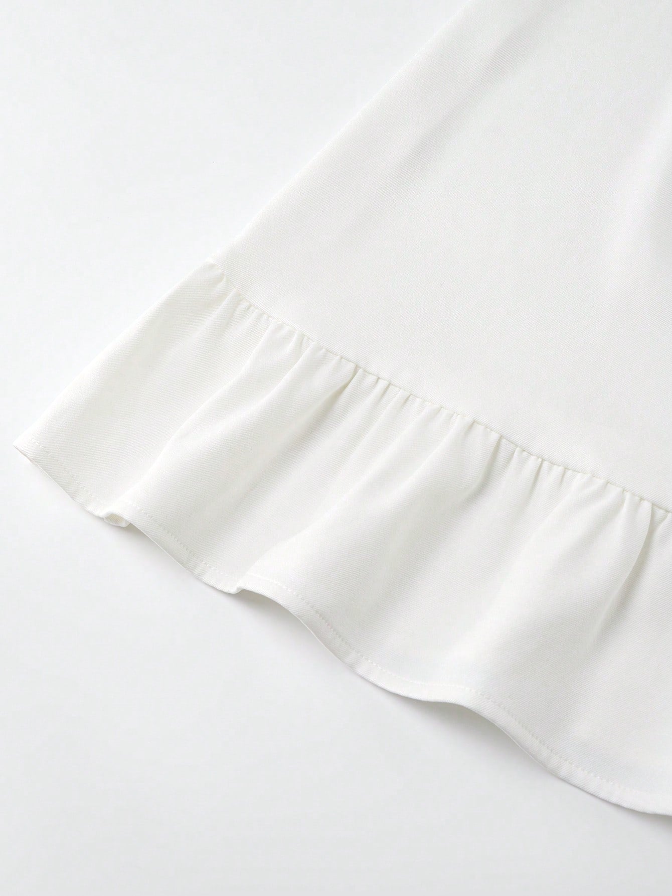 GlowEve Women's Sleeveless White Waist Cinched Mini Dress - image 9