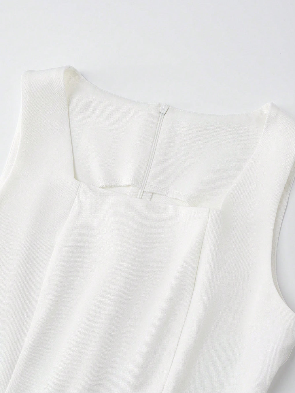 GlowEve Women's Sleeveless White Waist Cinched Mini Dress - image 11