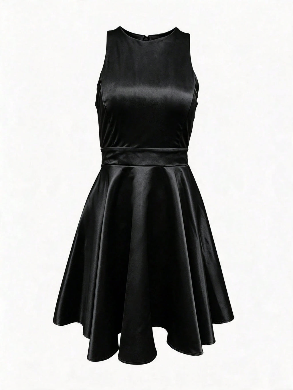 Women's Elegant Romantic Short A-Line Puff Dress, Halter Neck Backless Dress Party White Summer - image 7