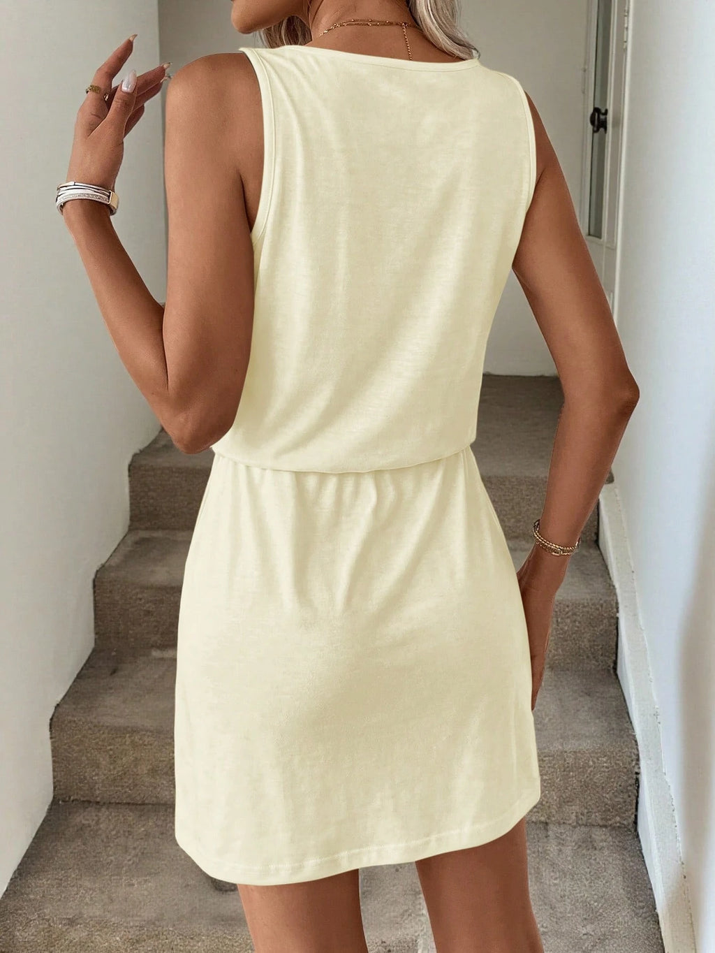 LUNE 95 Cotton Casual Minimalist Street Style Pure Cotton Light Grey