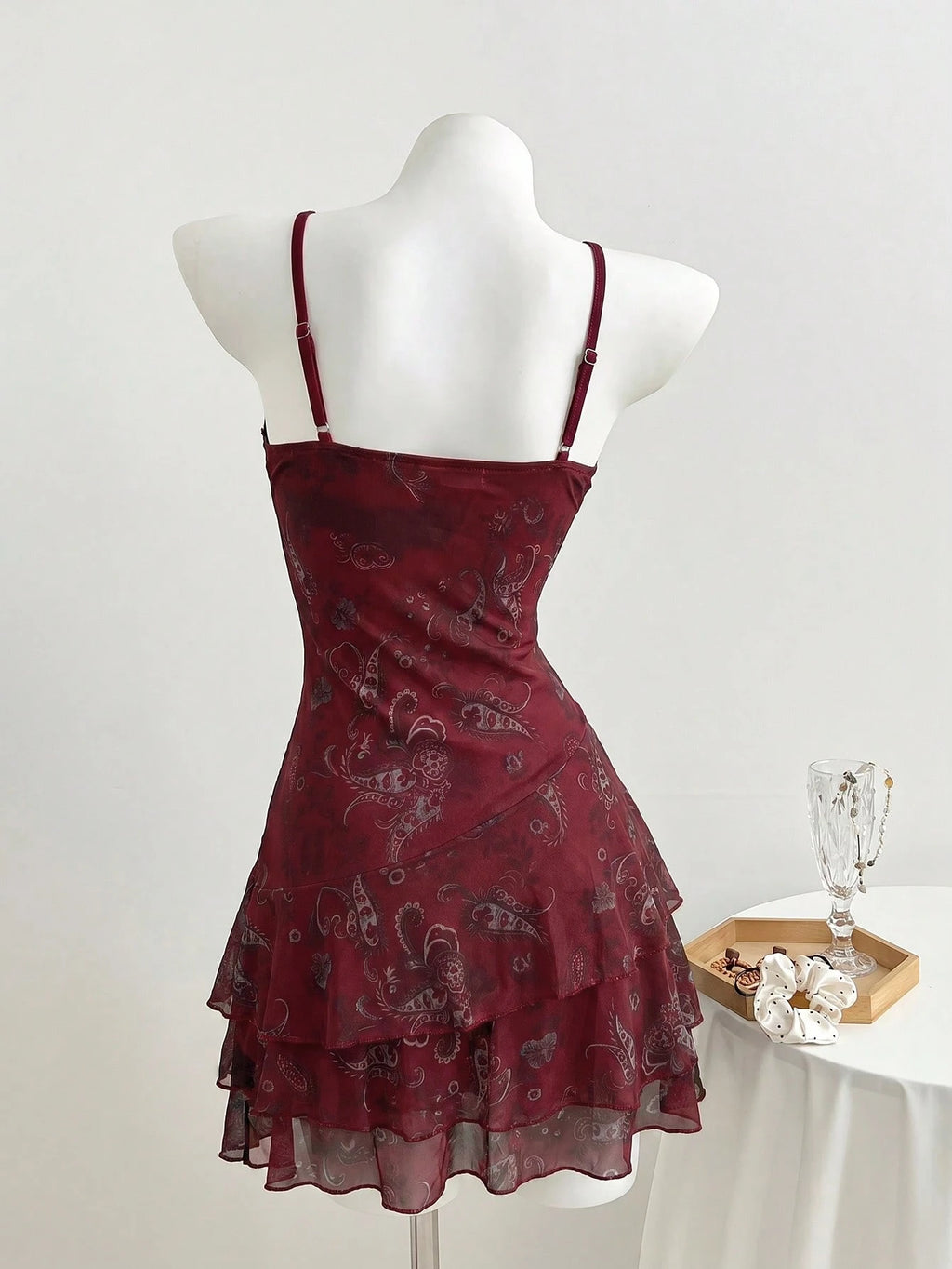 Flirla Women's Summer Dress In All Shades Of Brown,Floral Print &