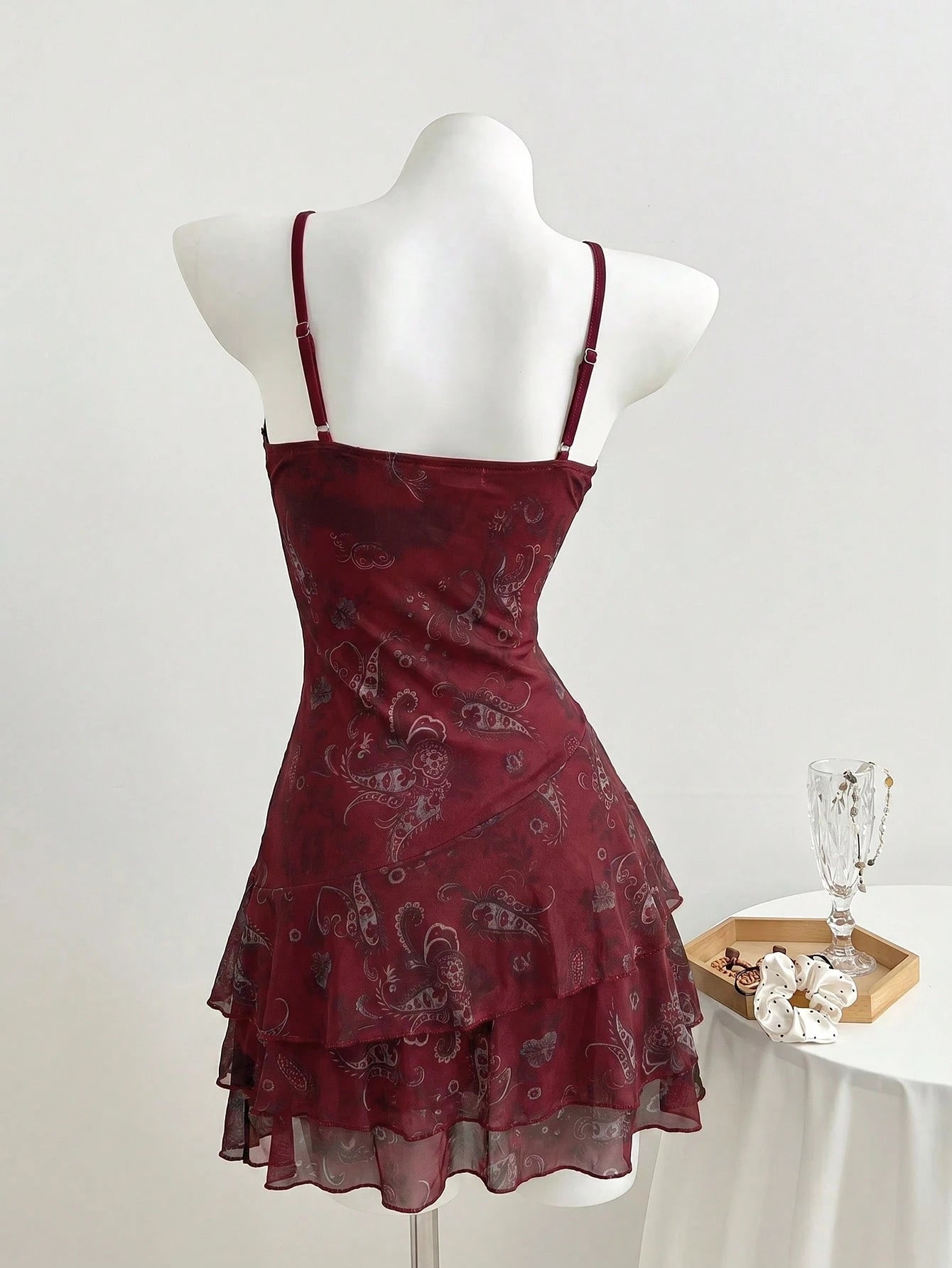 Flirla Women's Summer Dress In All Shades Of Brown,Floral Print &