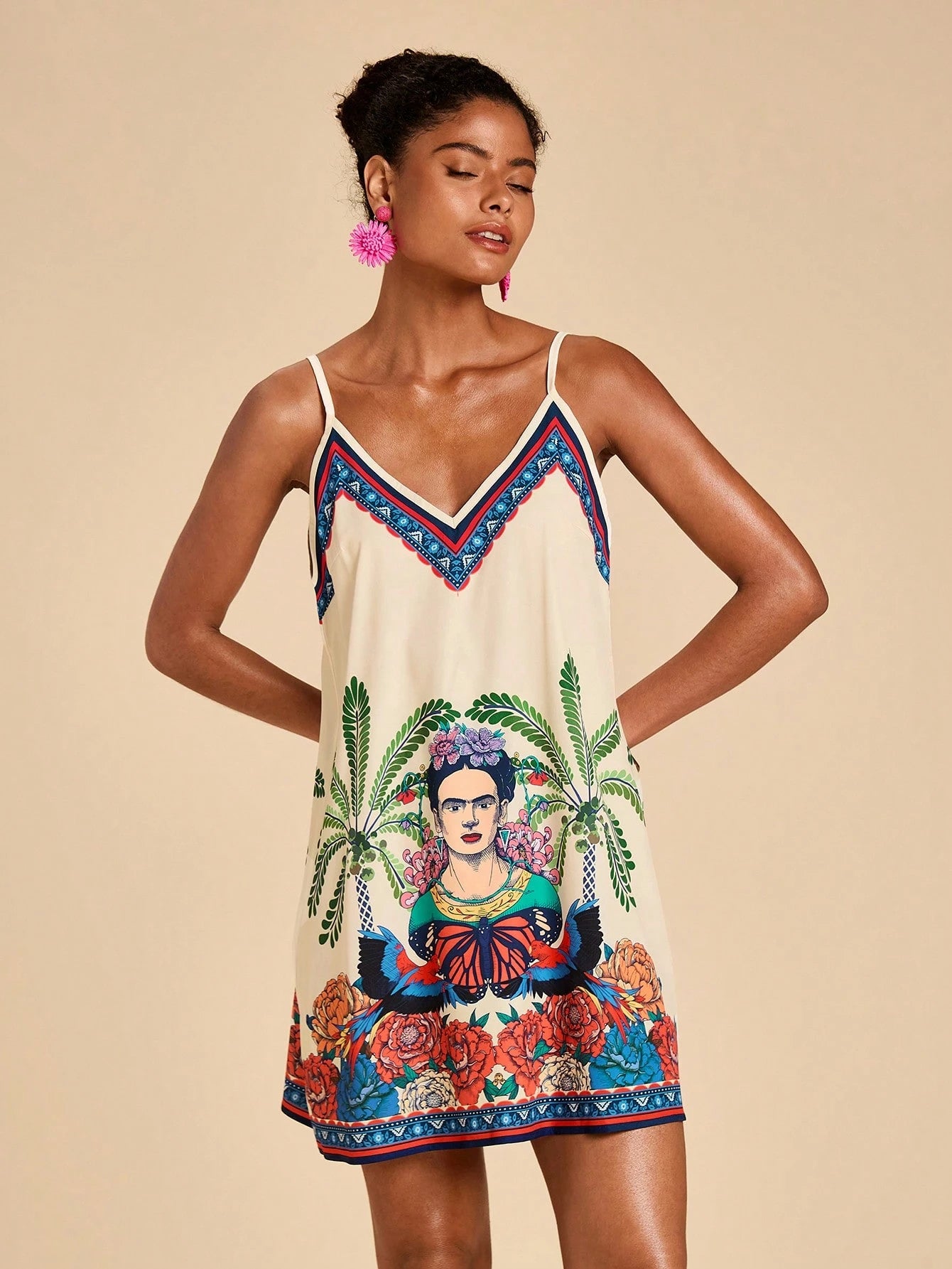 Travachic Elegant Boho Casual Vacation Embroidered Women's Dress Beach Navy Blue And White Summer - image 19
