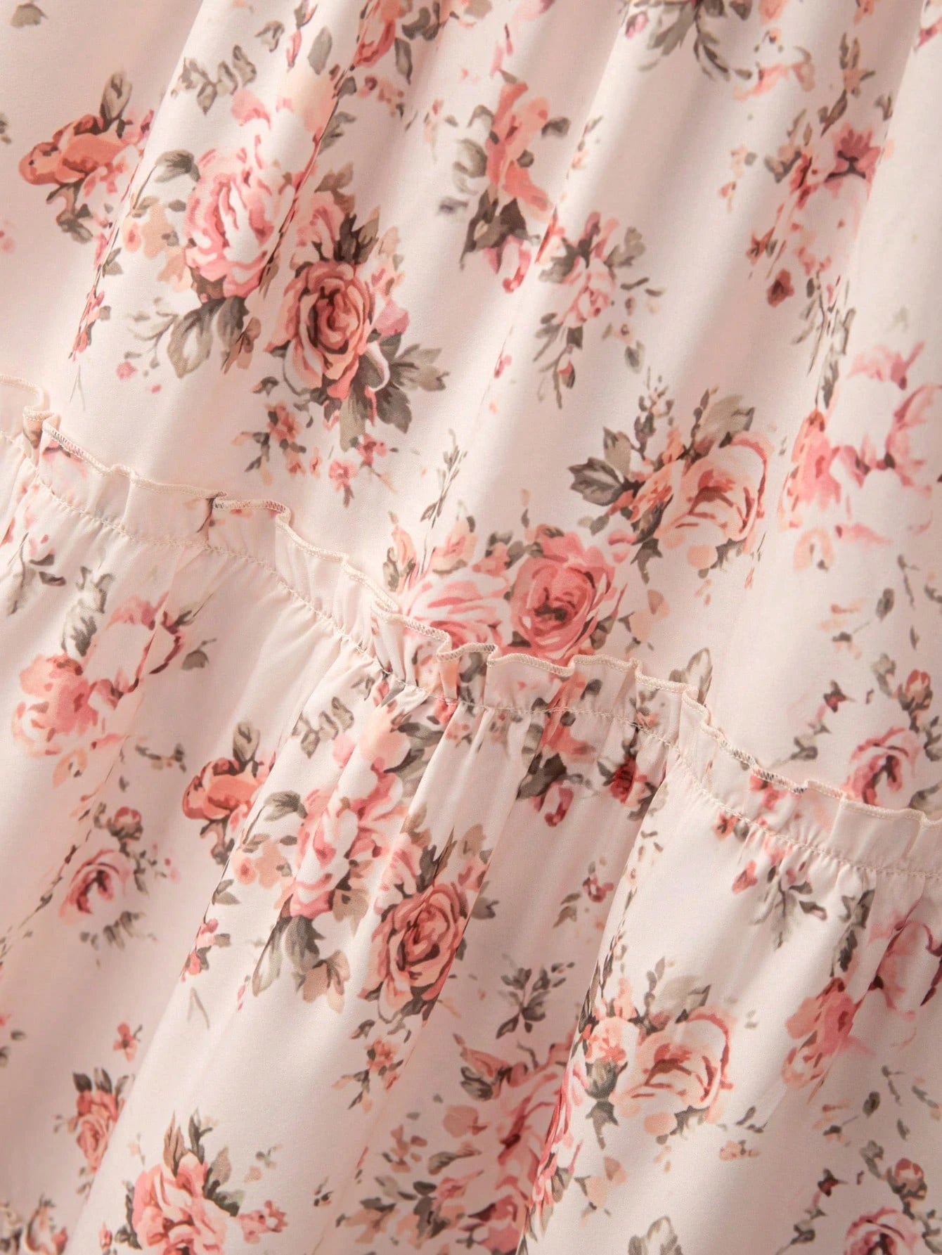 Elenzya Pink Floral Dress For Women,Summer Cottage Core Vintage