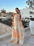 Dresses For WomenVacation Fits Halter Sleeveless Long Dress