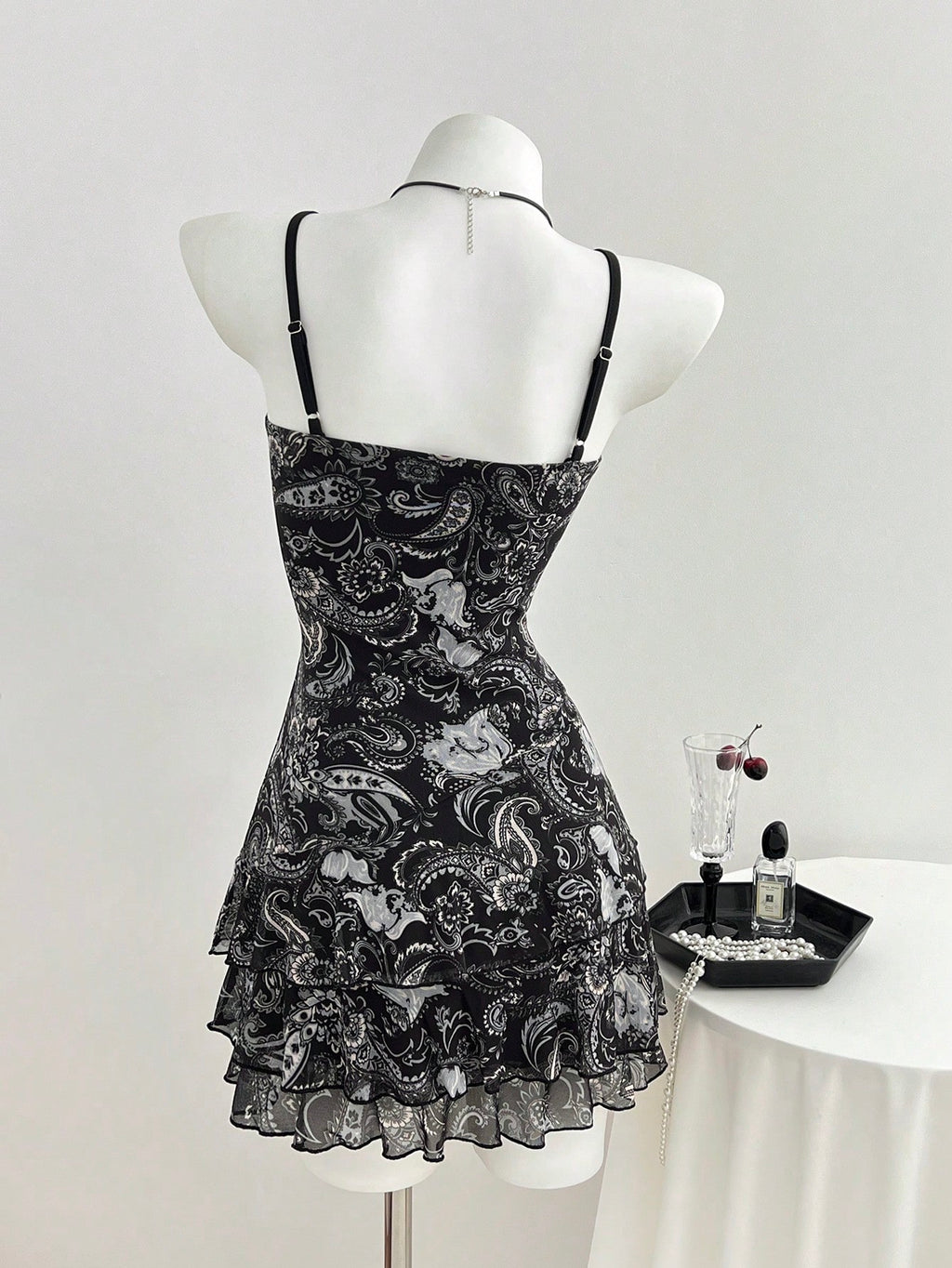 Flirla Women's Summer Dress In All Shades Of Brown,Floral Print &