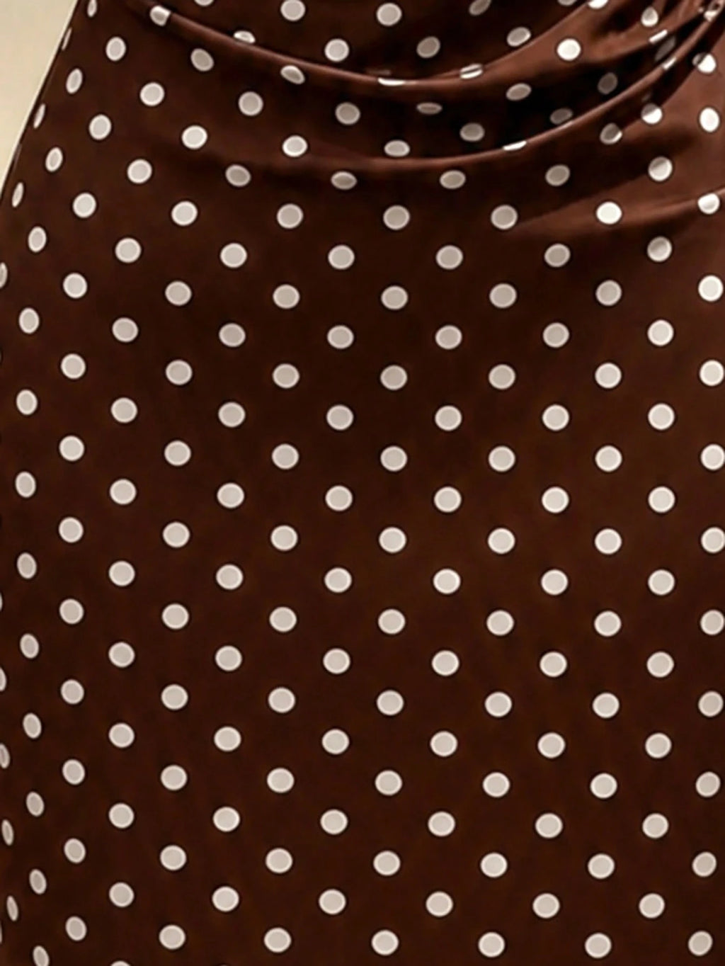 Resyla New Fashion Casual Versatile Polka Dot Bodycon Knit Dress For