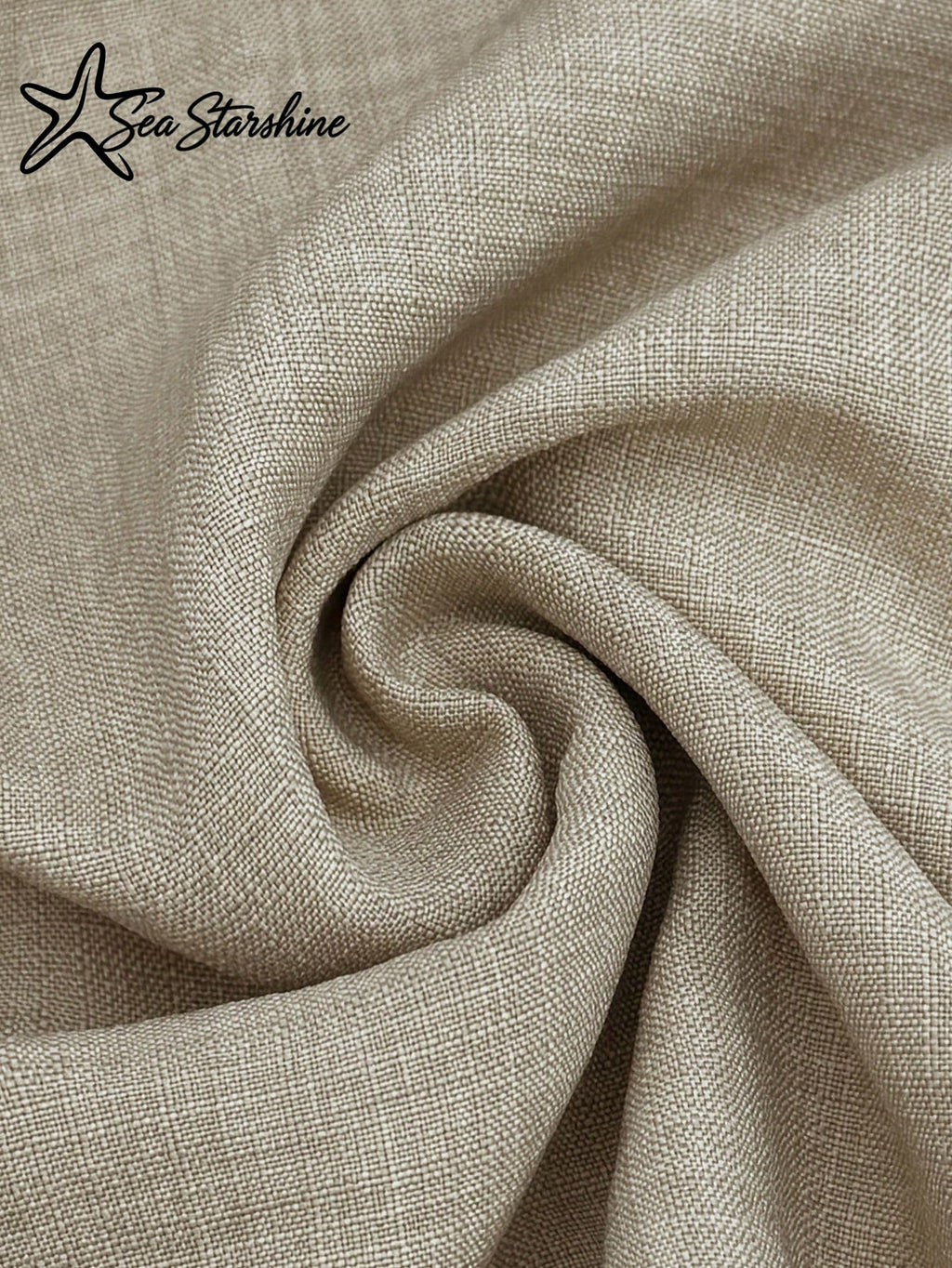 Starfish Women's Fashionable Versatile Minimalist Elegant Khaki Round Neck Sleeveless Dress, Suitable For - image 6