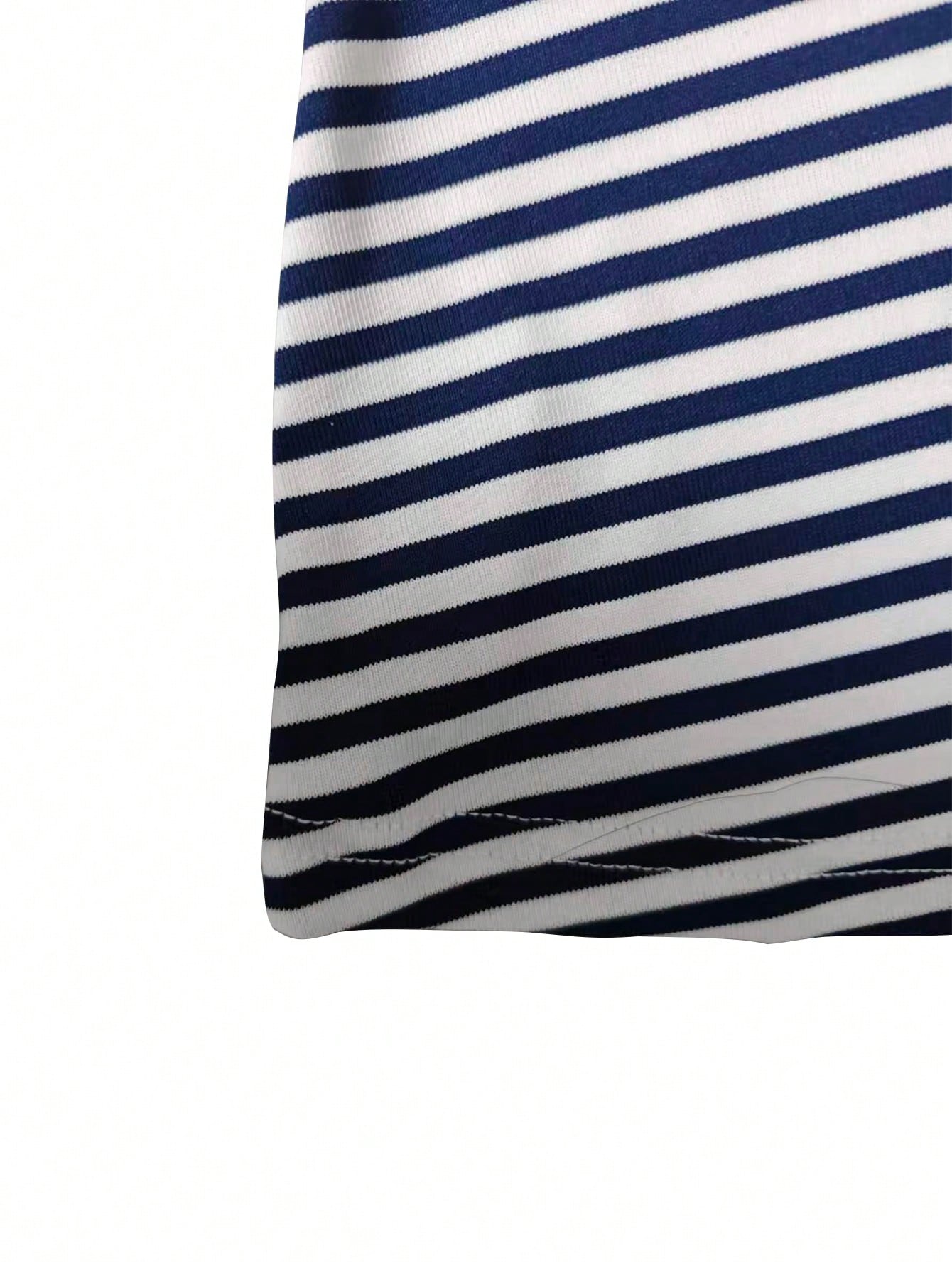 Sexy Deep V-Neck Halter Backless Striped Bodycon Mini Dress,