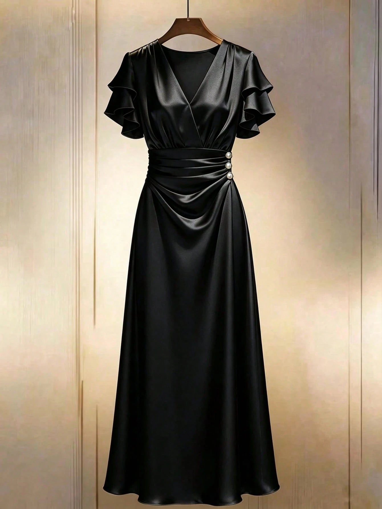 GlowEve Spring/Summer New Women's Long Dress With Waist Cinched