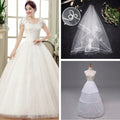 New Wedding Dress Off Shoulder Lace Flower Slim Bridal Gown
