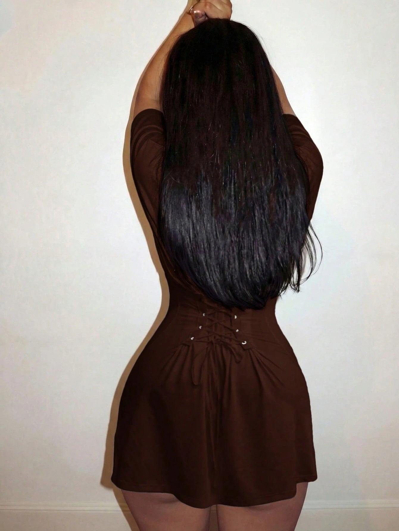 Slaydiva 2026 Spring Summer Women Black Sexy Chic Club Night Mini Dress Casual Street One-Shoulder Slim Waist - image 10