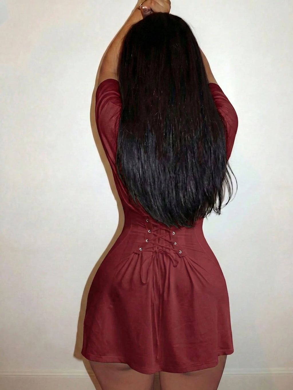 Slaydiva 2026 Spring Summer Women Black Sexy Chic Club Night Mini Dress Casual Street One-Shoulder Slim Waist - image 17