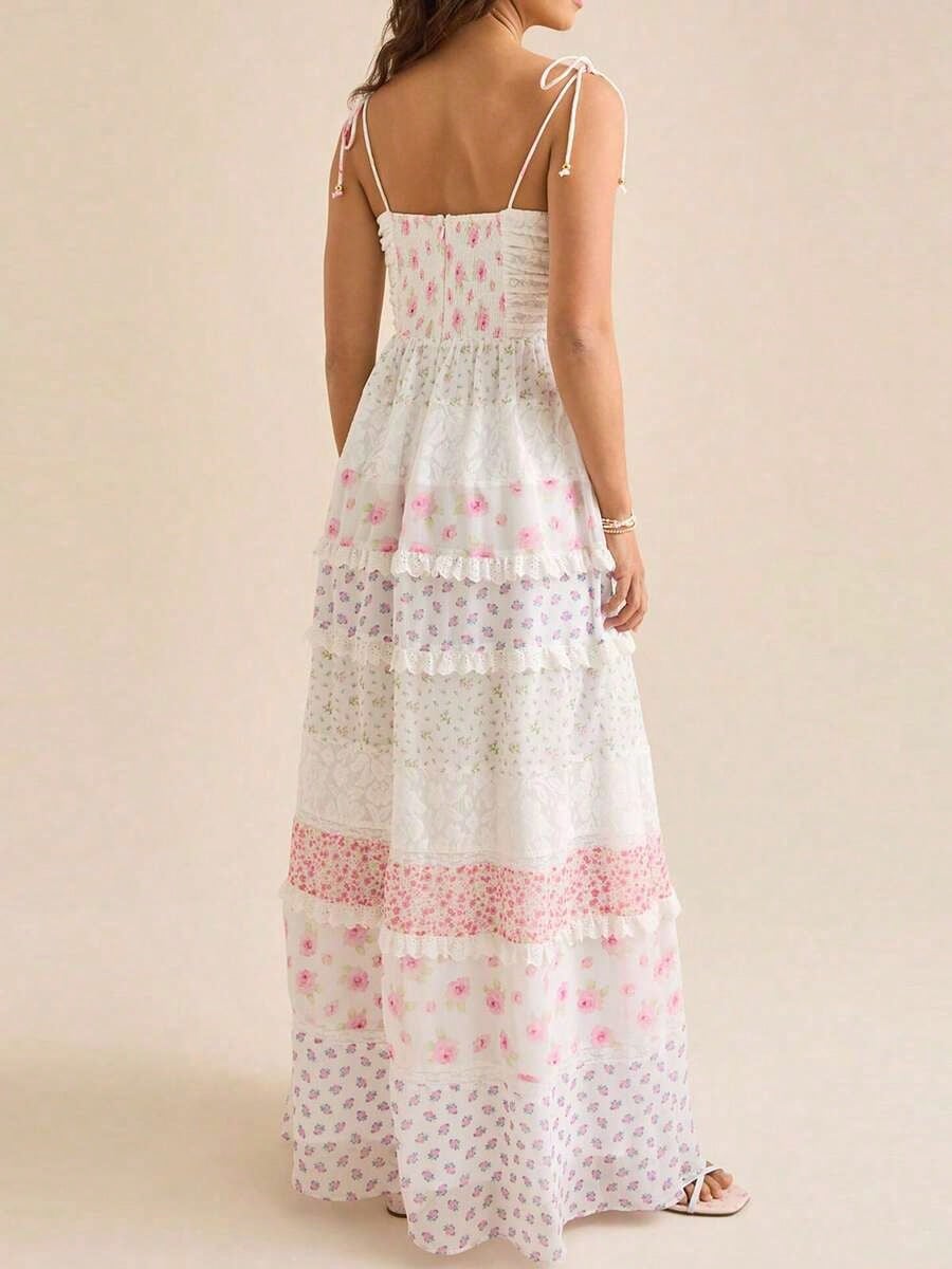 Summer Dresses For WomenWomen Spaghetti Strap Maxi Dress Y2k Floral