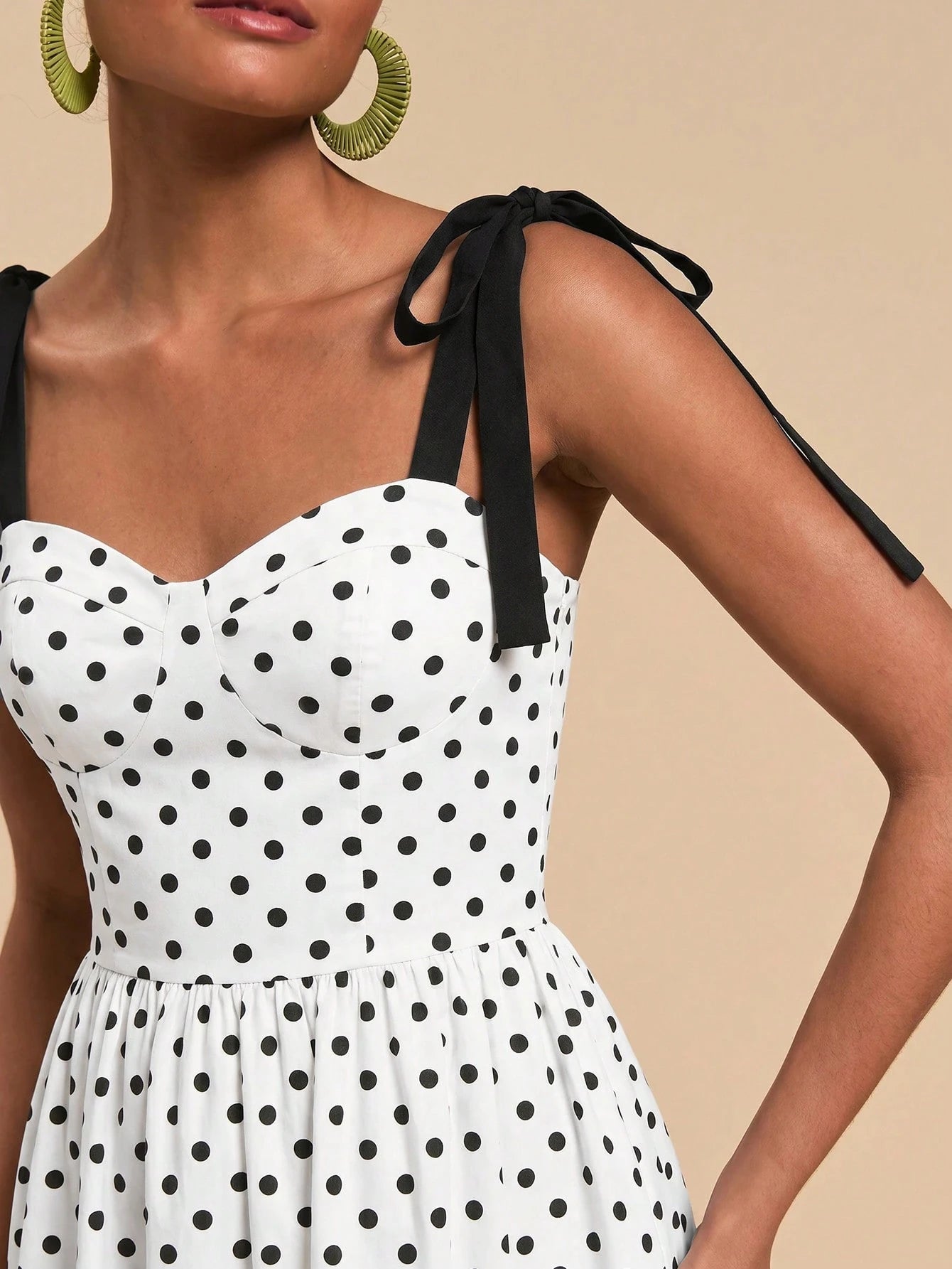 Travachic Vacation Woven Printed Spaghetti Strap Midi Dress For Women