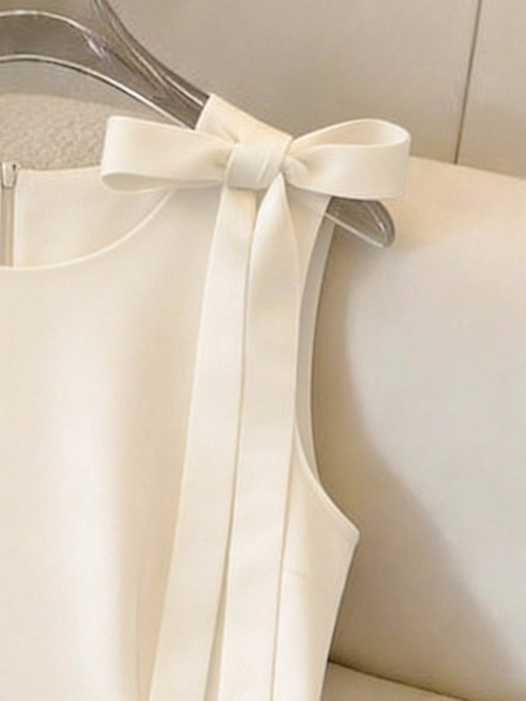 GlowEve French Elegant Women's Pale Yellow Summer Sleeveless Dress,Floral Petal 3D Flower Design With - image 10