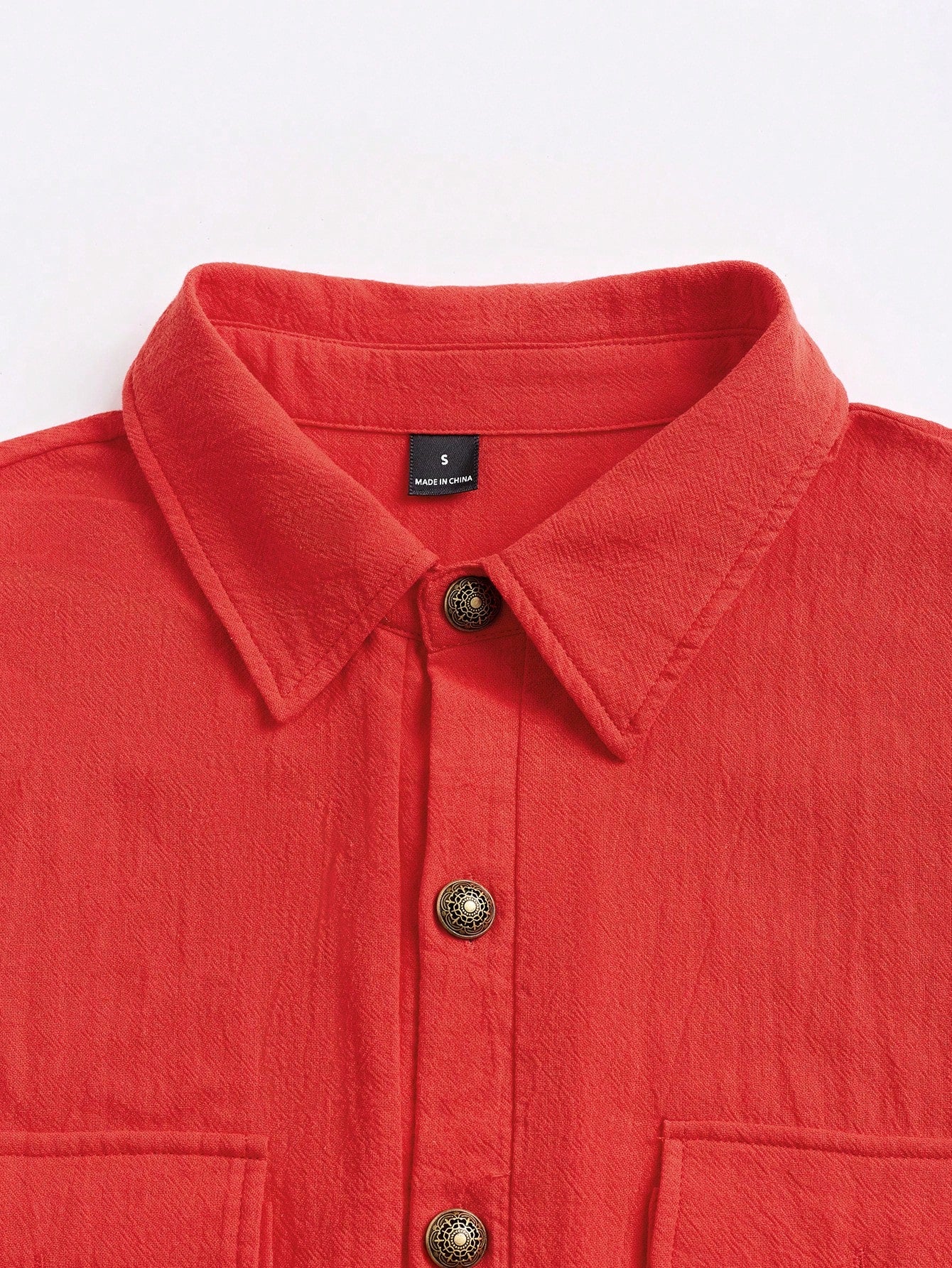 Balvessa Women's Loose Orange Red Vacation Dress For Summer Vacation