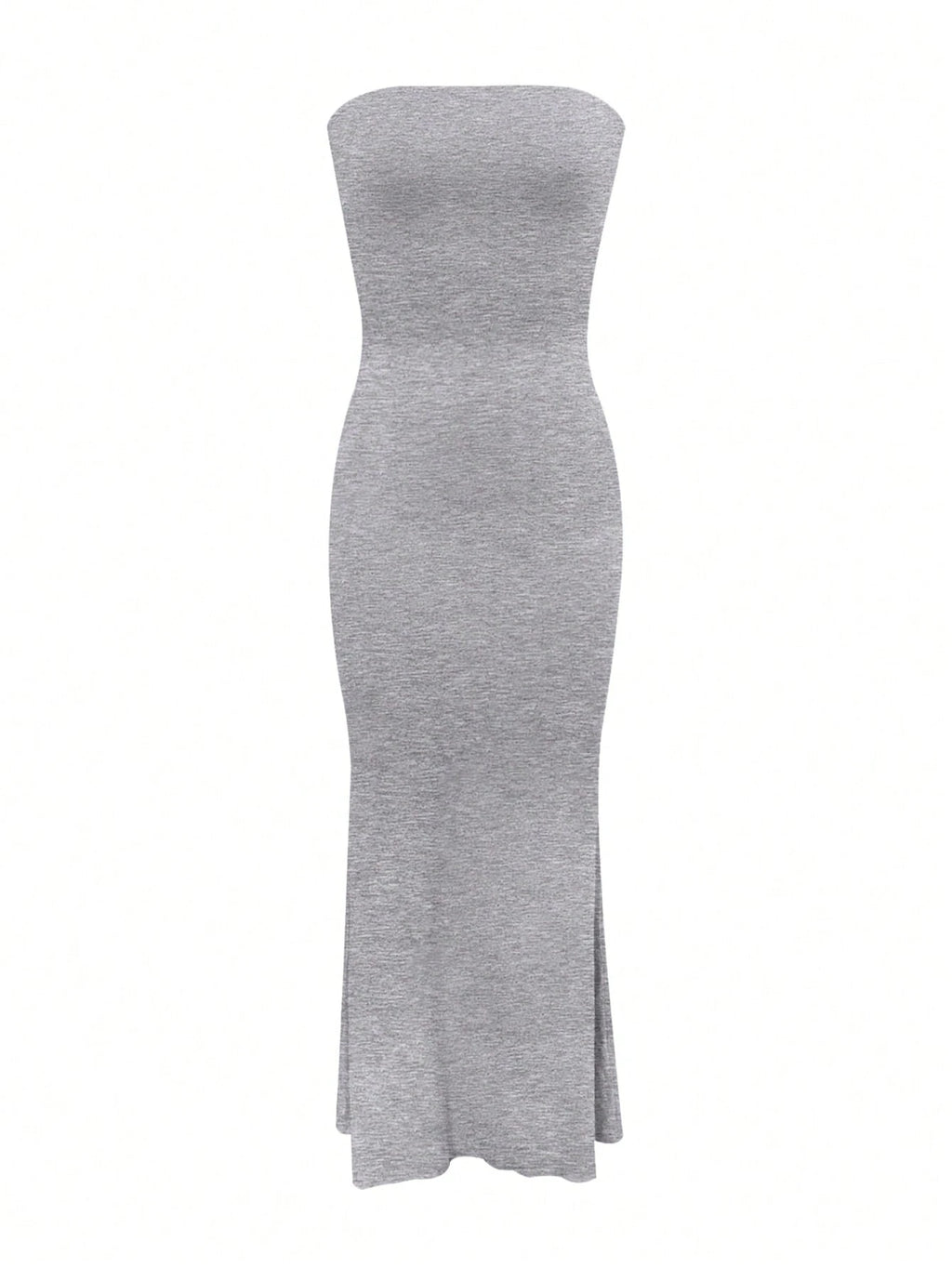 LovelyWholesale Women's Sexy Strapless Slimming Sheer Long Black